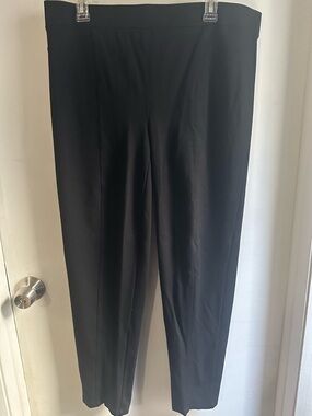 Intro Love The Fit Black Stretch Pull-On Pants Size L